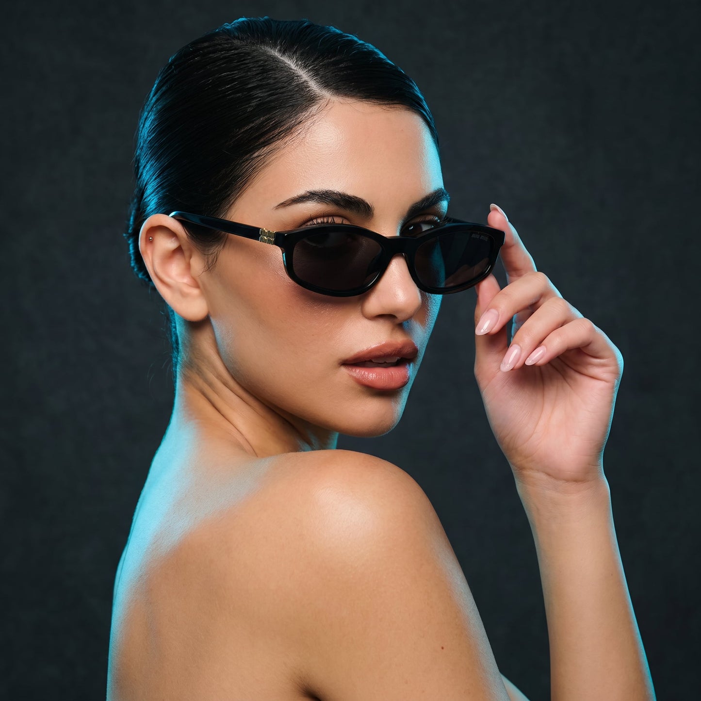 Myu Myu Black Oval