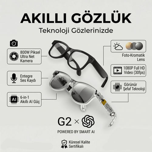 G2 Akıllı Gözlük - Vichyluxury