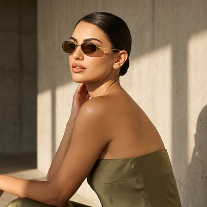 Guci Gold Oval - Vichyluxury