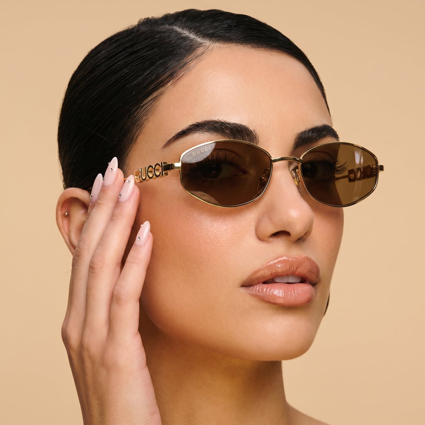 Guci Gold Oval - Vichyluxury