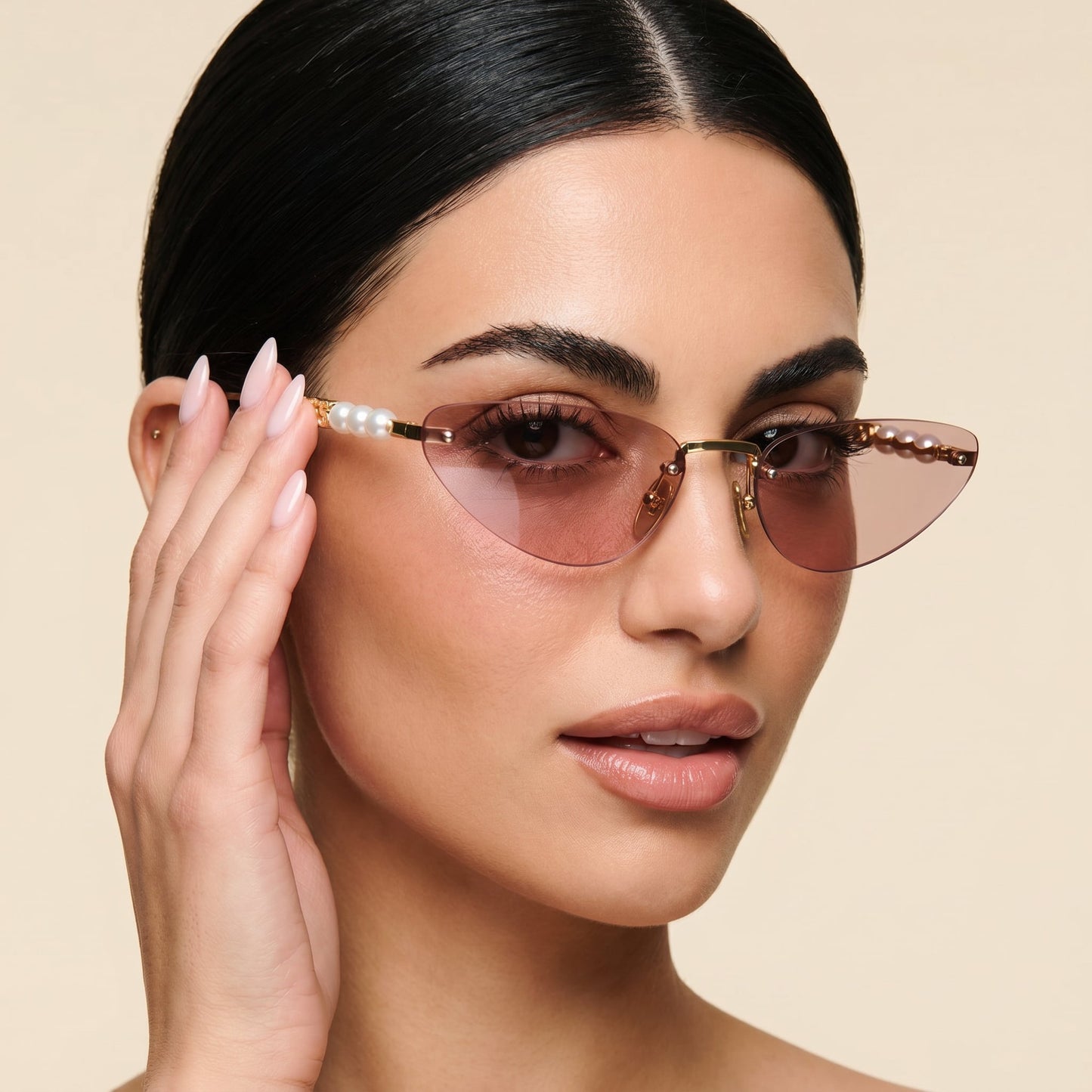 Guci Pearl Cat - Eye - Vichyluxury
