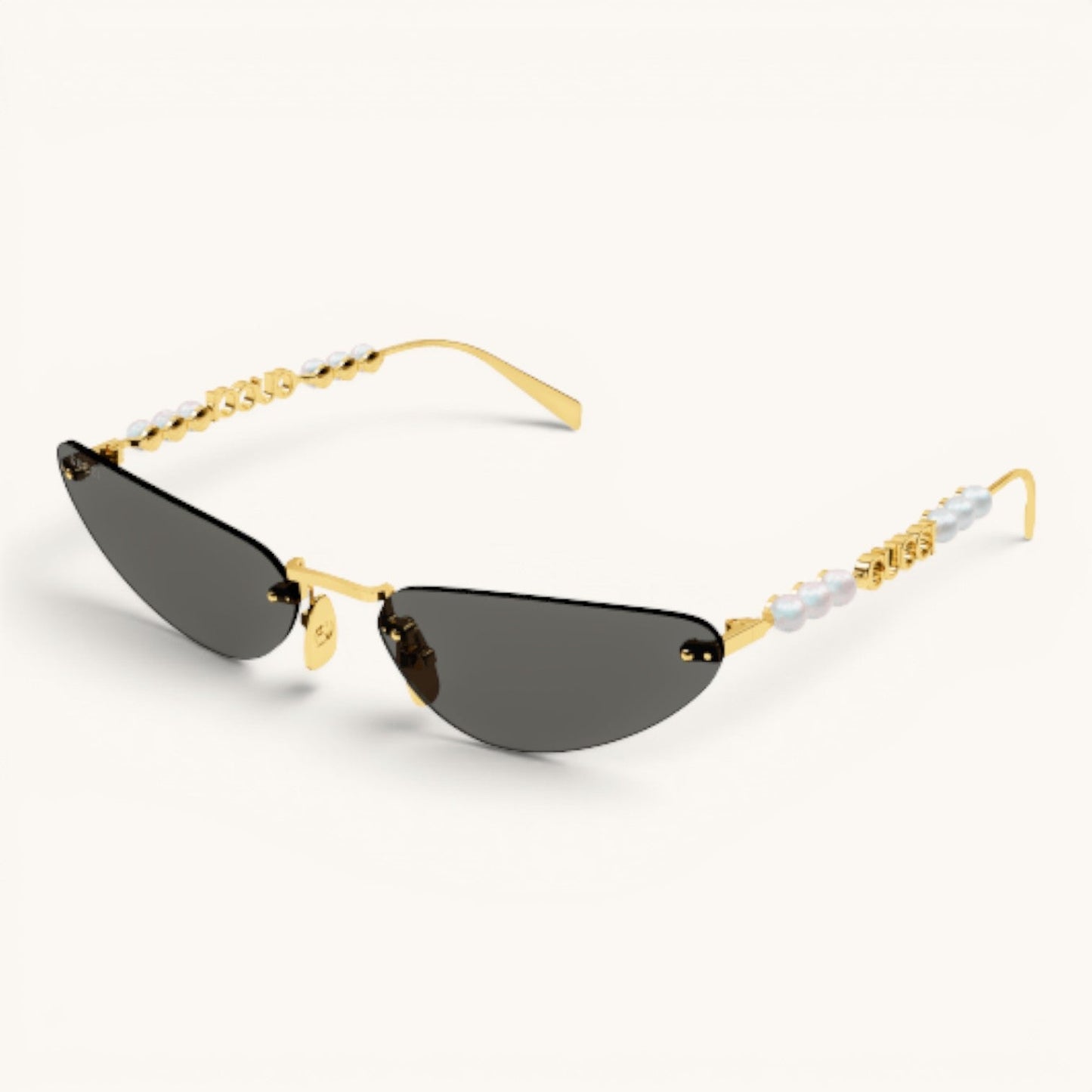 Guci Pearl Cat - Eye - Vichyluxury