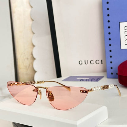 Guci Pearl Cat - Eye - Vichyluxury
