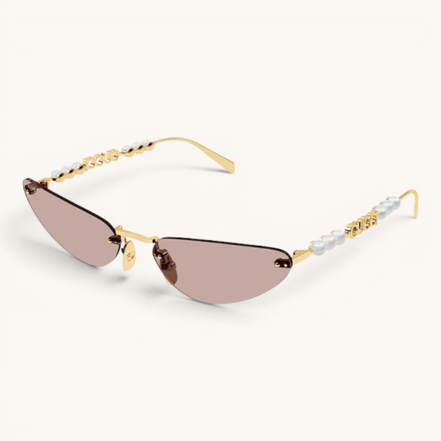 Guci Pearl Cat - Eye - Vichyluxury