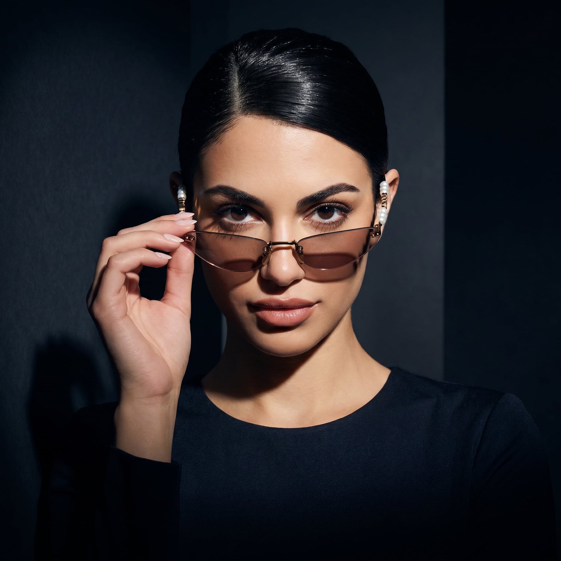Guci Pearl Cat - Eye - Vichyluxury