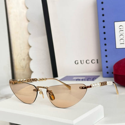 Guci Pearl Cat - Eye - Vichyluxury