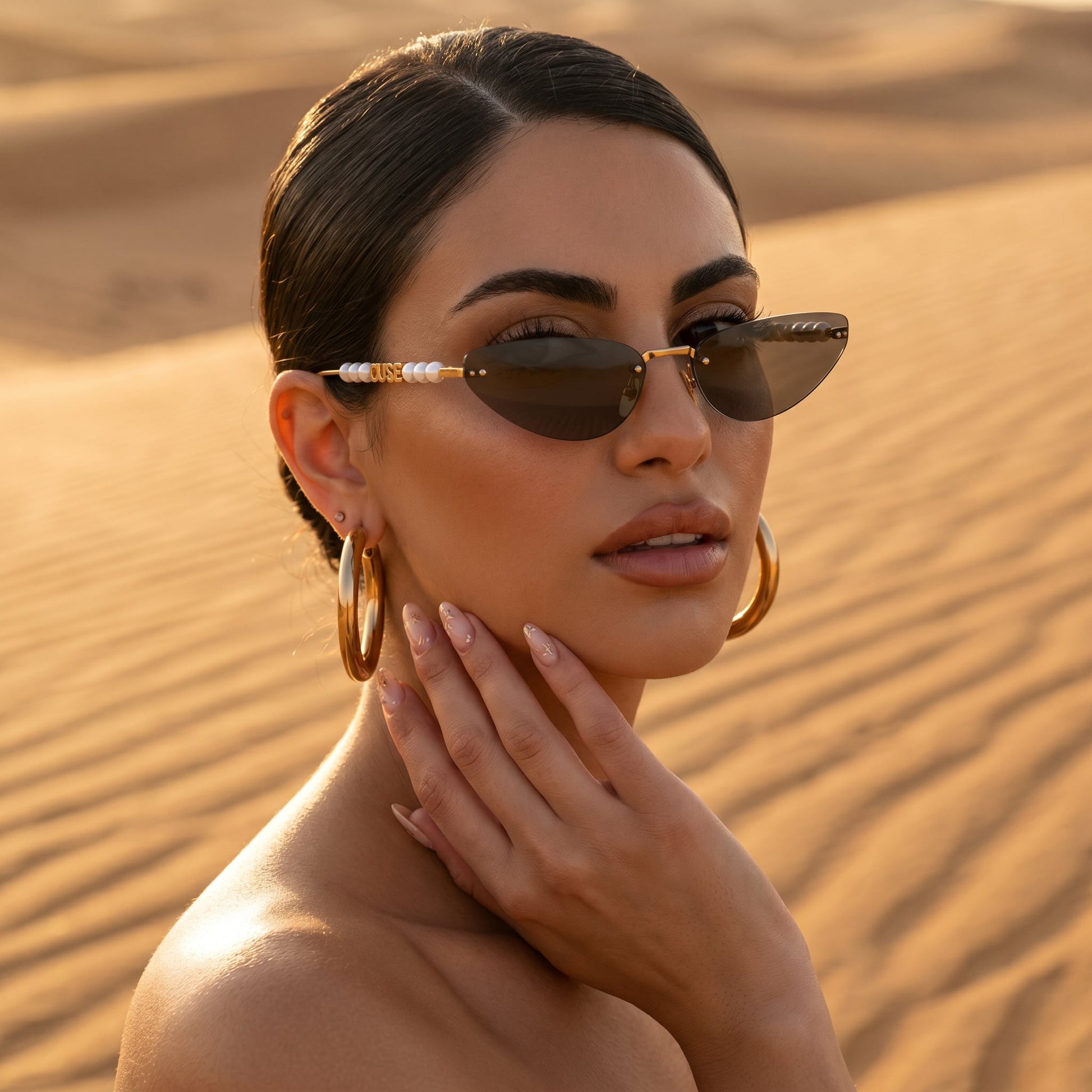 Guci Pearl Cat - Eye - Vichyluxury