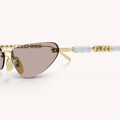 Guci Pearl Cat - Eye - Vichyluxury