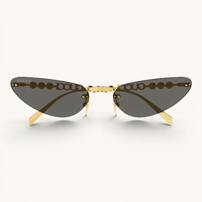 Guci Pearl Cat - Eye - Vichyluxury
