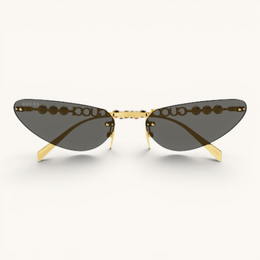 Guci Pearl Cat - Eye - Vichyluxury