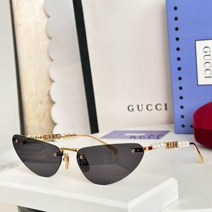 Guci Pearl Cat - Eye - Vichyluxury