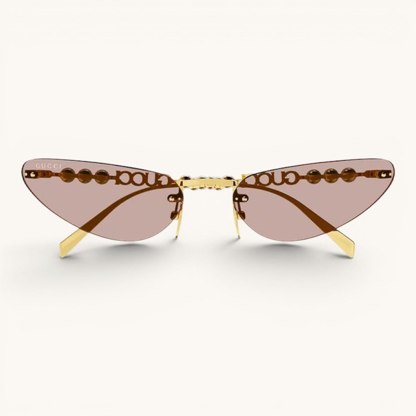Guci Pearl Cat - Eye - Vichyluxury