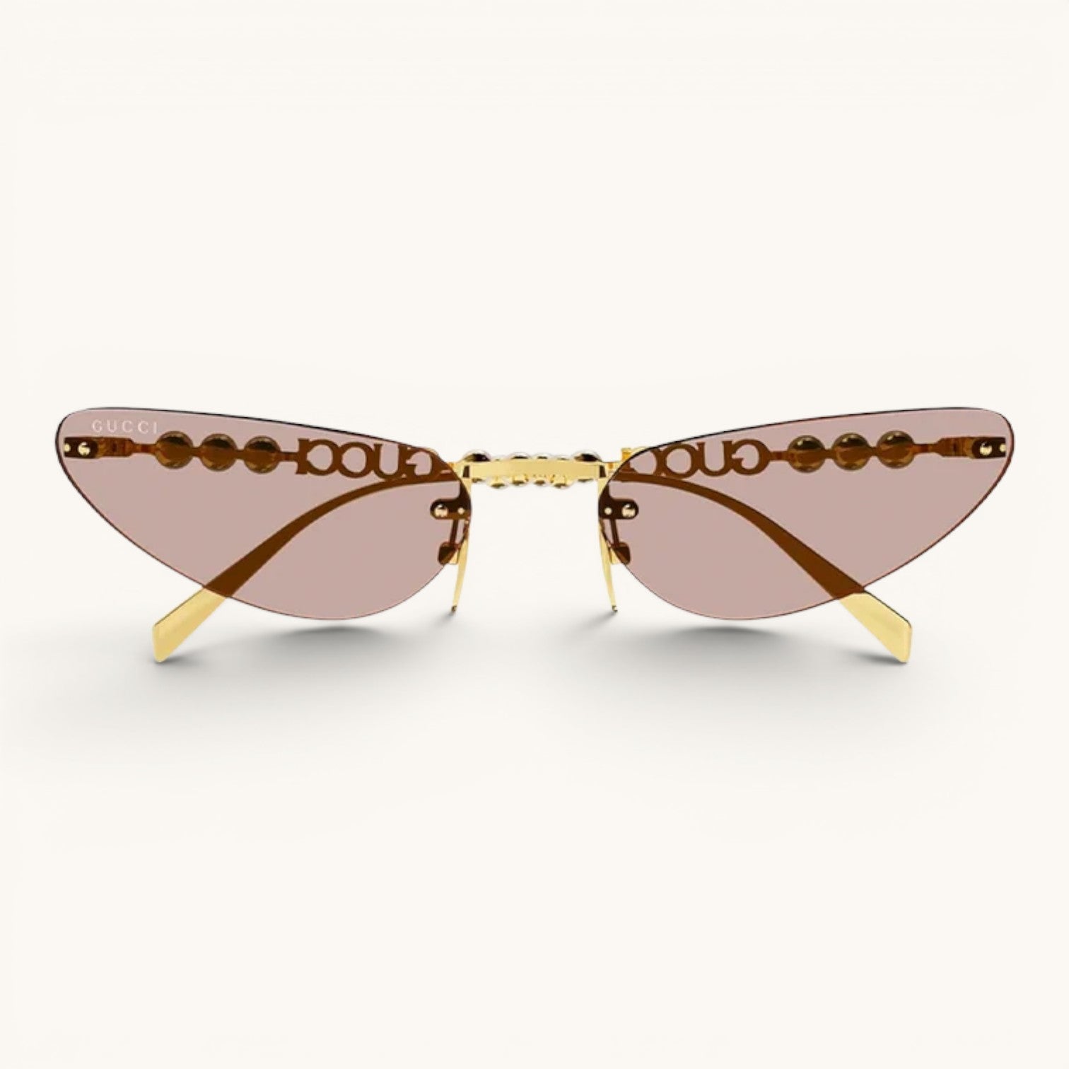 Guci Pearl Cat - Eye - Vichyluxury