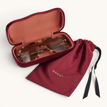 Guci Retro Aviator - Vichyluxury