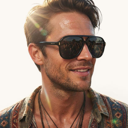 Guci Retro Aviator - Vichyluxury
