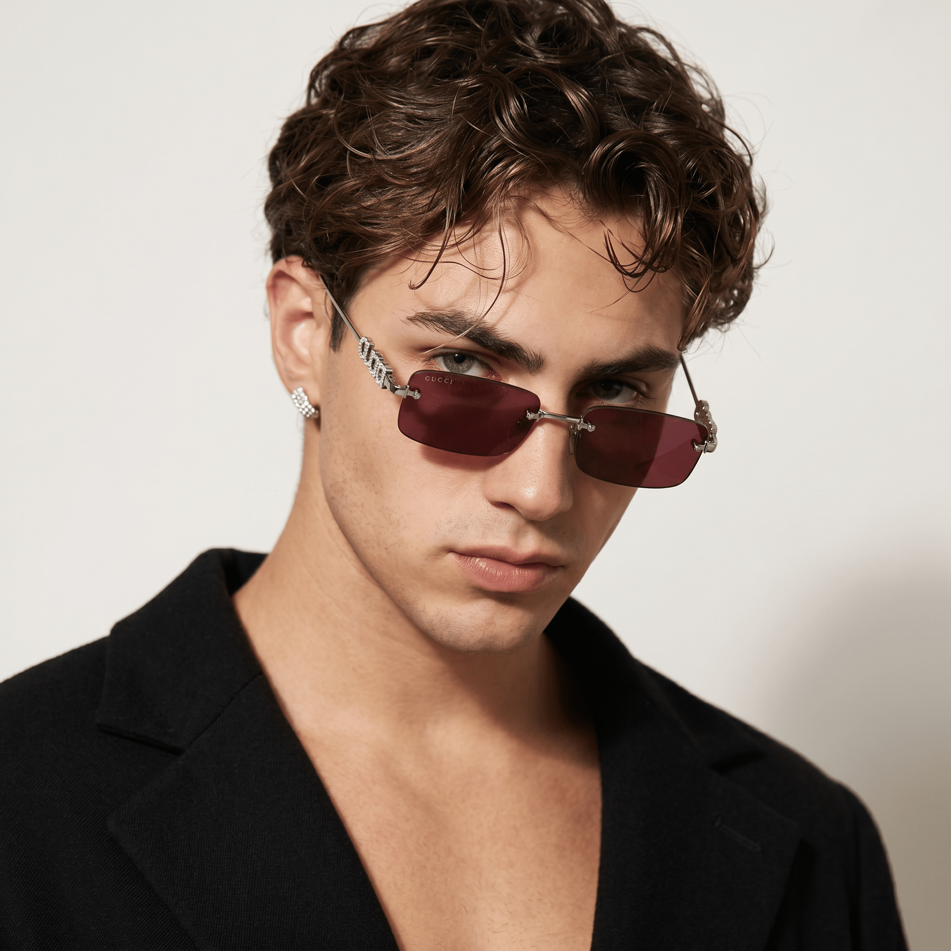 Guci Rimless Rectangle - Vichyluxury