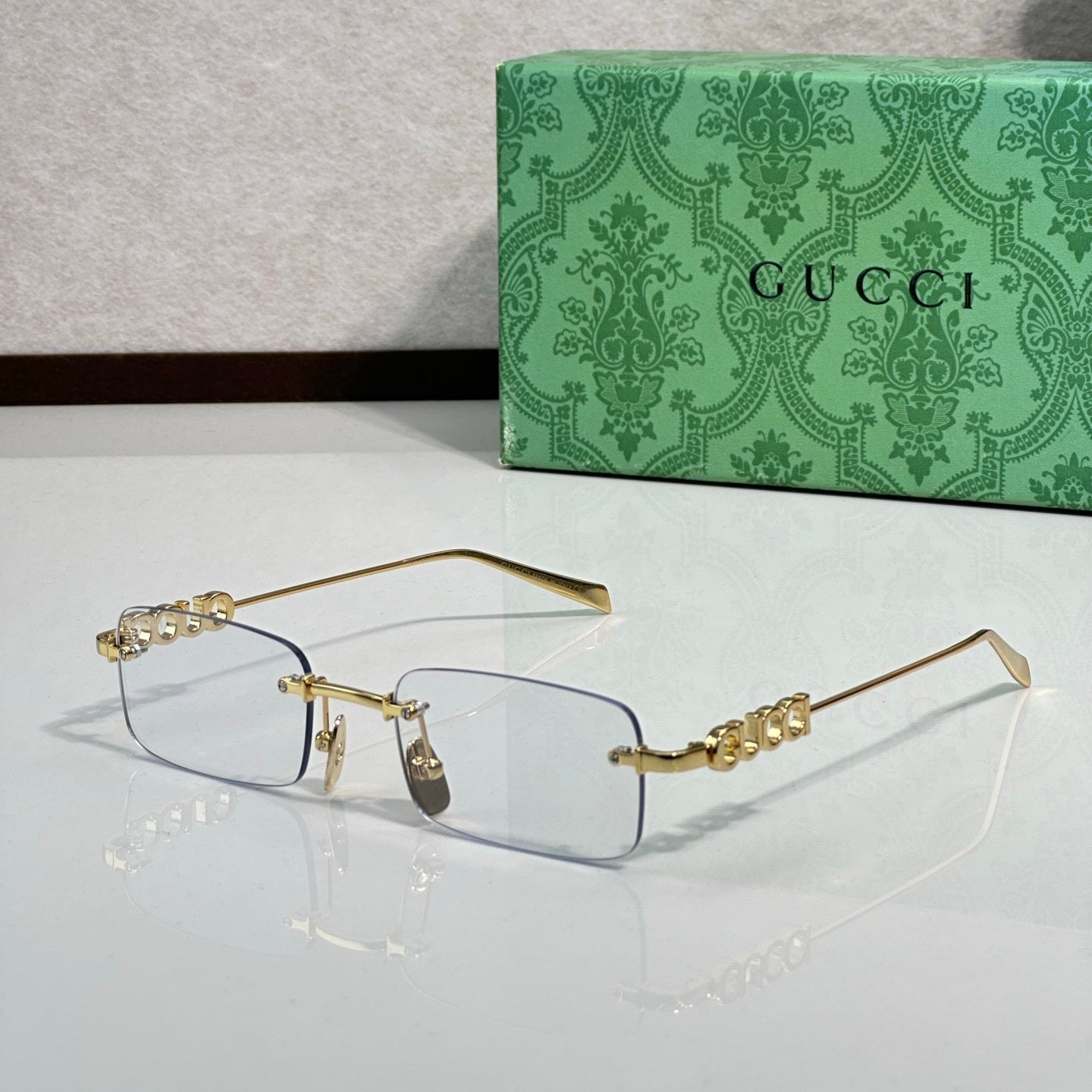 Guci Rimless Rectangle - Vichyluxury