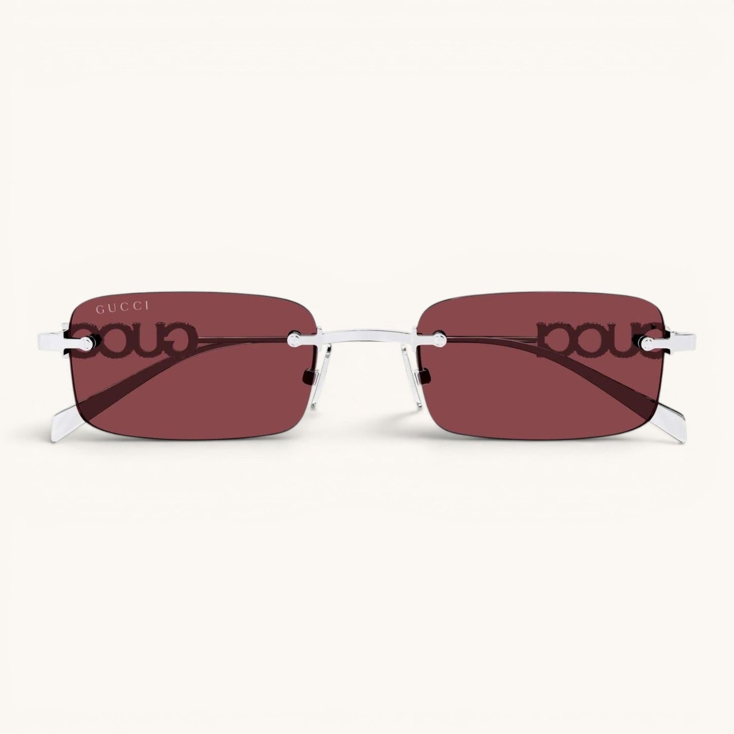 Guci Rimless Rectangle - Vichyluxury