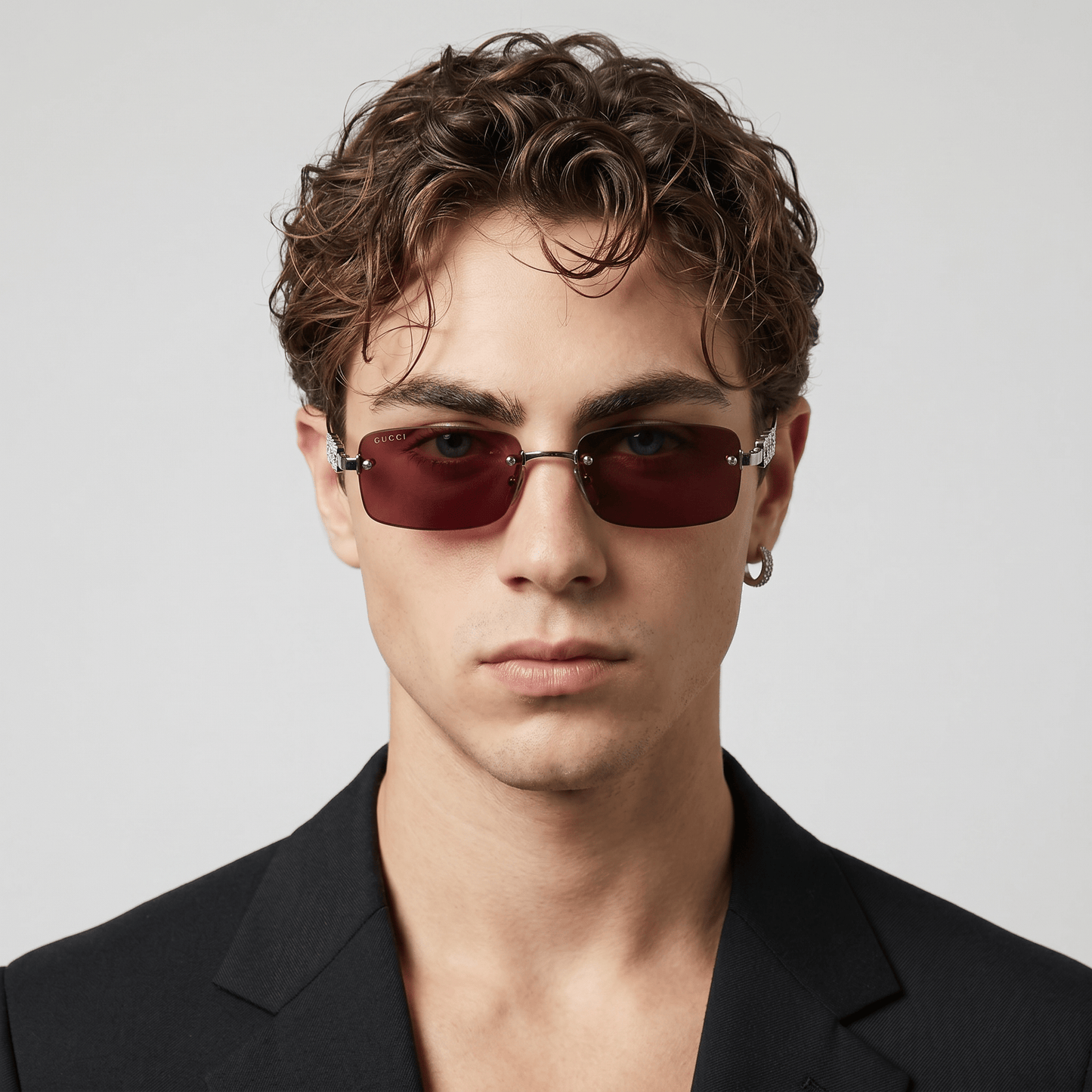 Guci Rimless Rectangle - Vichyluxury
