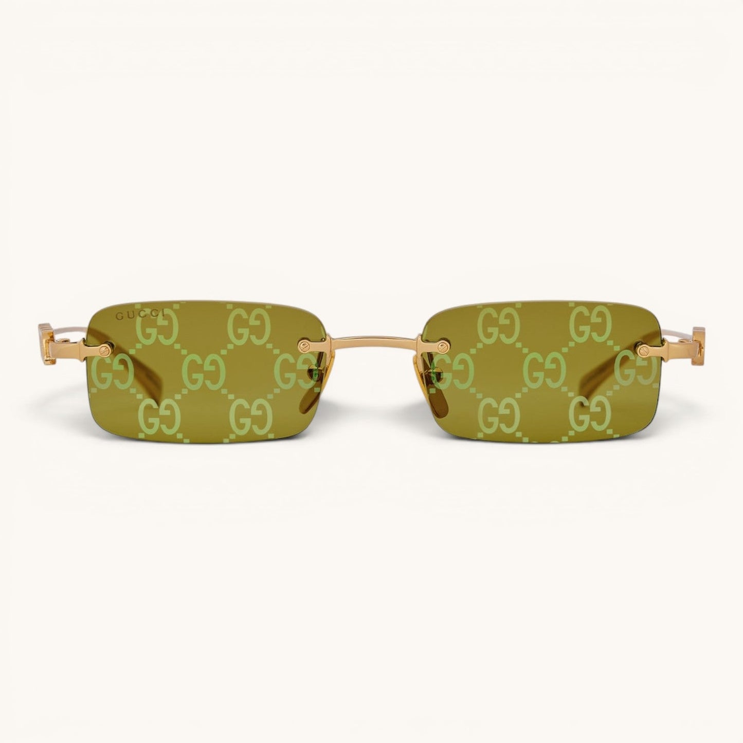 Guci Rimless Rectangle - Vichyluxury