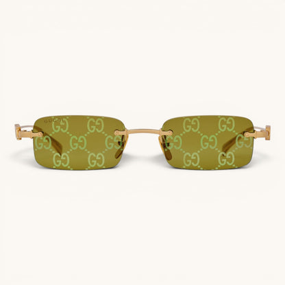 Guci Rimless Rectangle - Vichyluxury