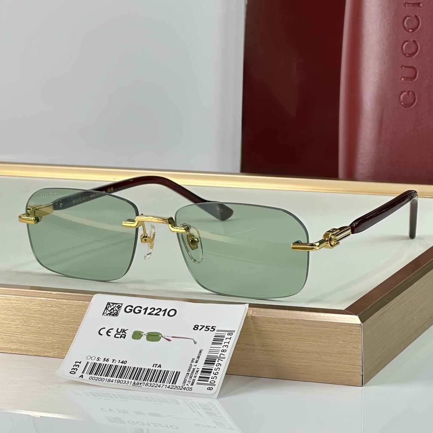 Guci Rimless Web - Vichyluxury