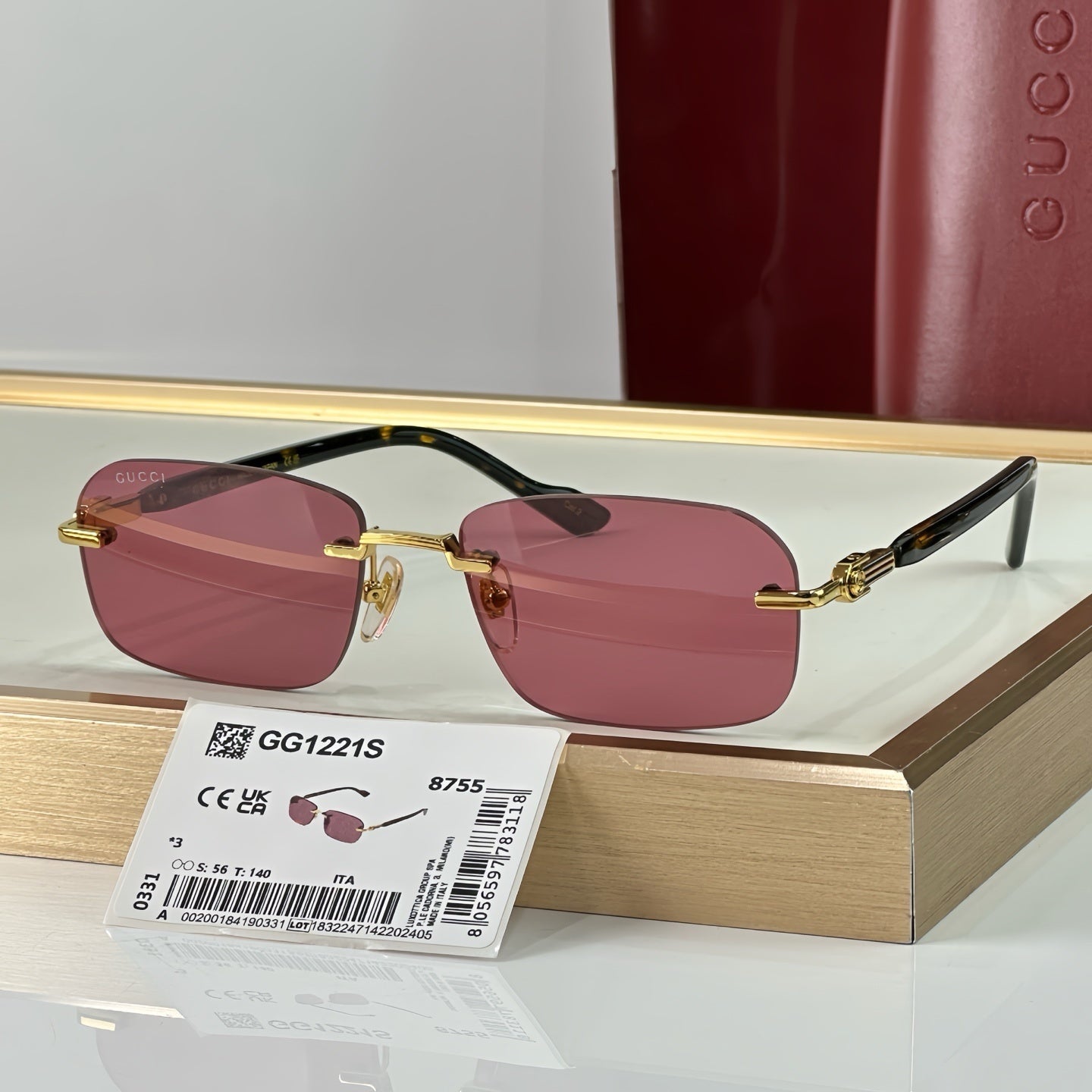Guci Rimless Web - Vichyluxury