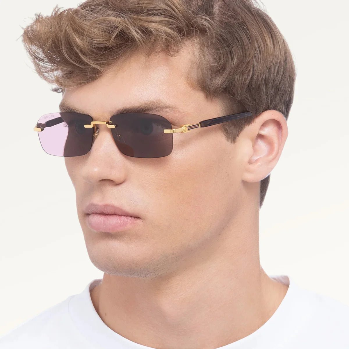 Guci Rimless Web - Vichyluxury