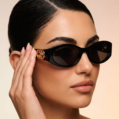 Guci Signature Oval - Vichyluxury