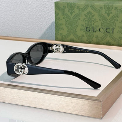 Guci Signature Oval - Vichyluxury