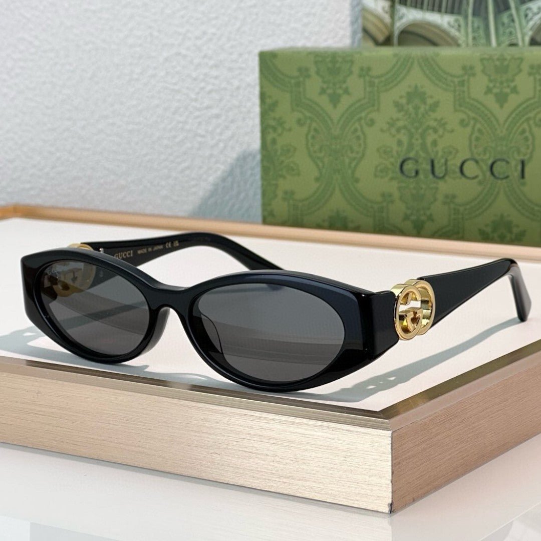 Guci Signature Oval - Vichyluxury