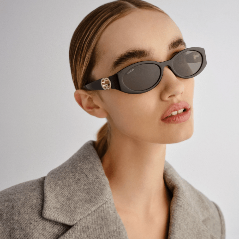 Guci Signature Oval - Vichyluxury