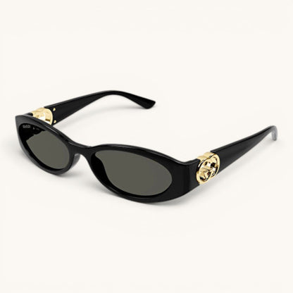 Guci Signature Oval - Vichyluxury