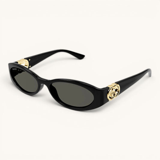 Guci Signature Oval - Vichyluxury