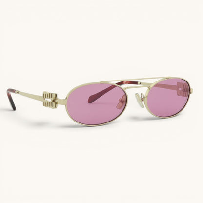 Myu Myu Aviator Oval - Vichyluxury