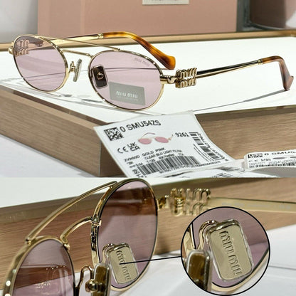 Myu Myu Aviator Oval - Vichyluxury