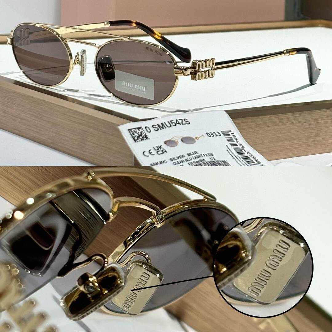 Myu Myu Aviator Oval - Vichyluxury