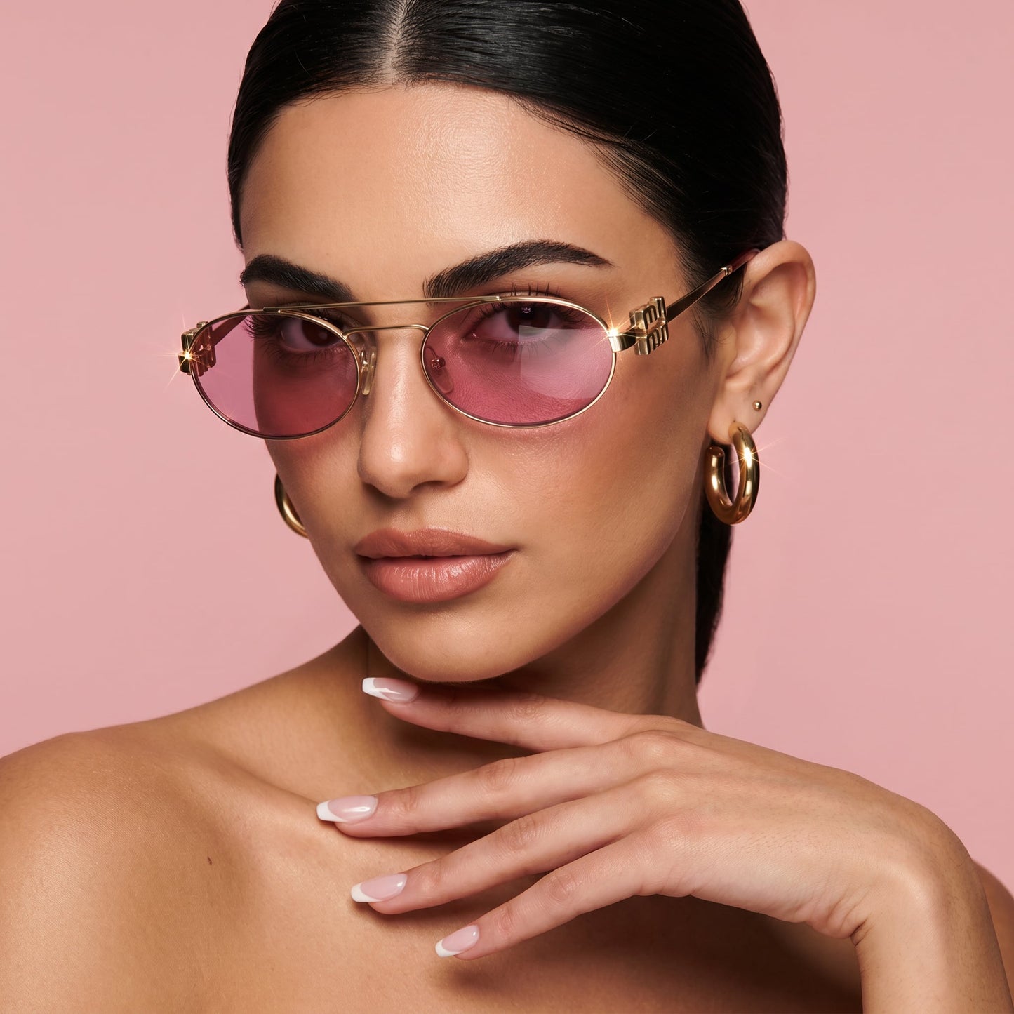 Myu Myu Aviator Oval - Vichyluxury