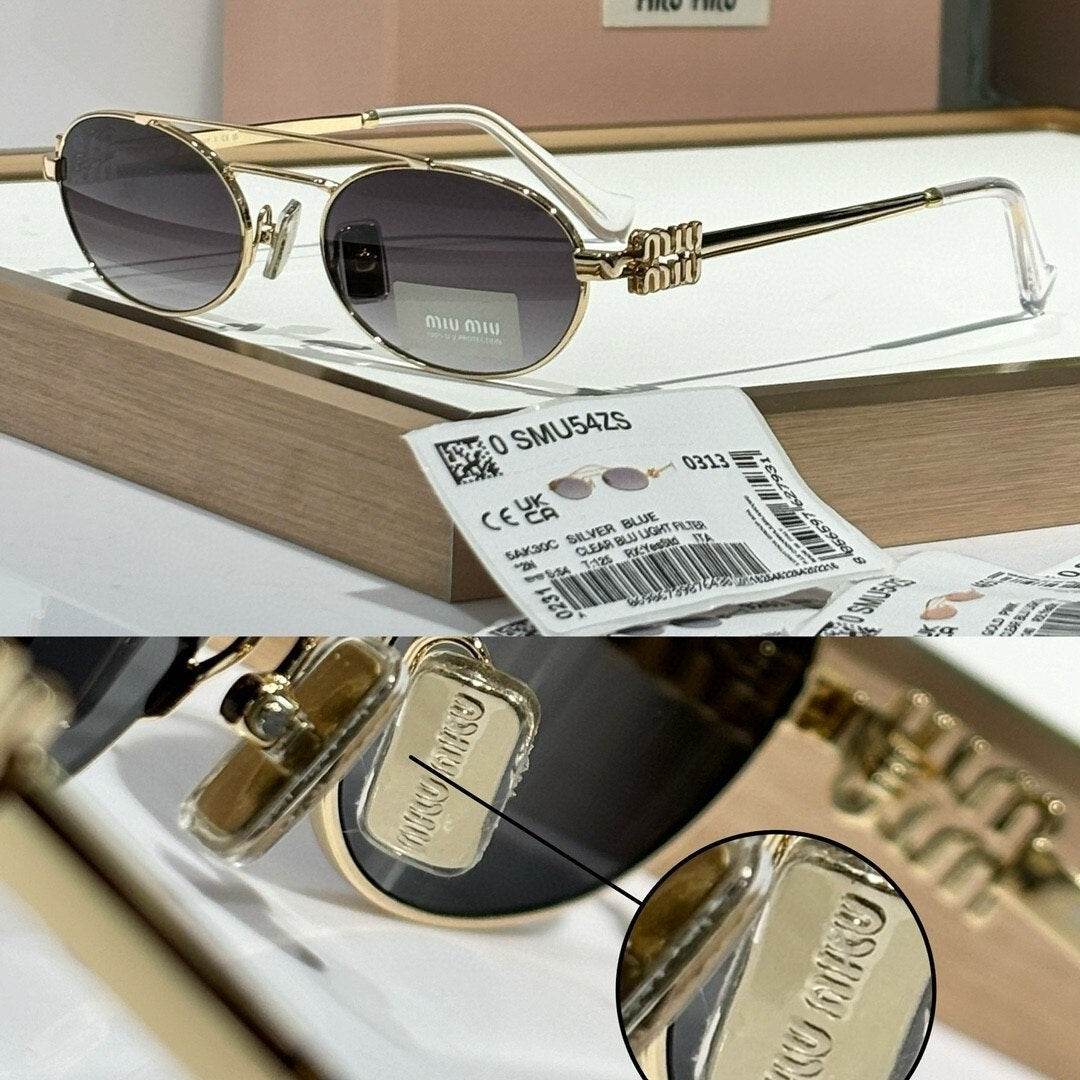Myu Myu Aviator Oval - Vichyluxury