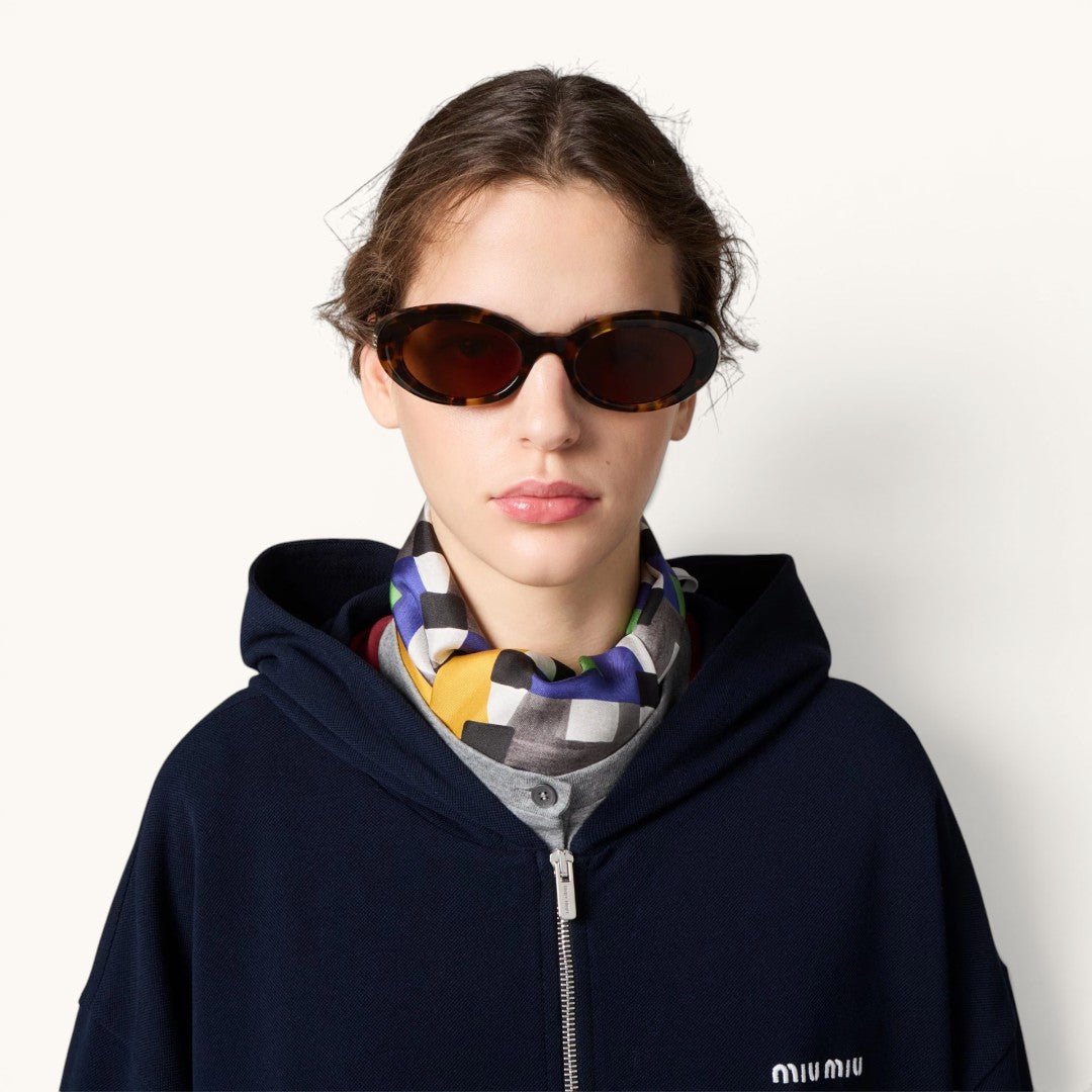 Myu Myu Bold Oval - Vichyluxury