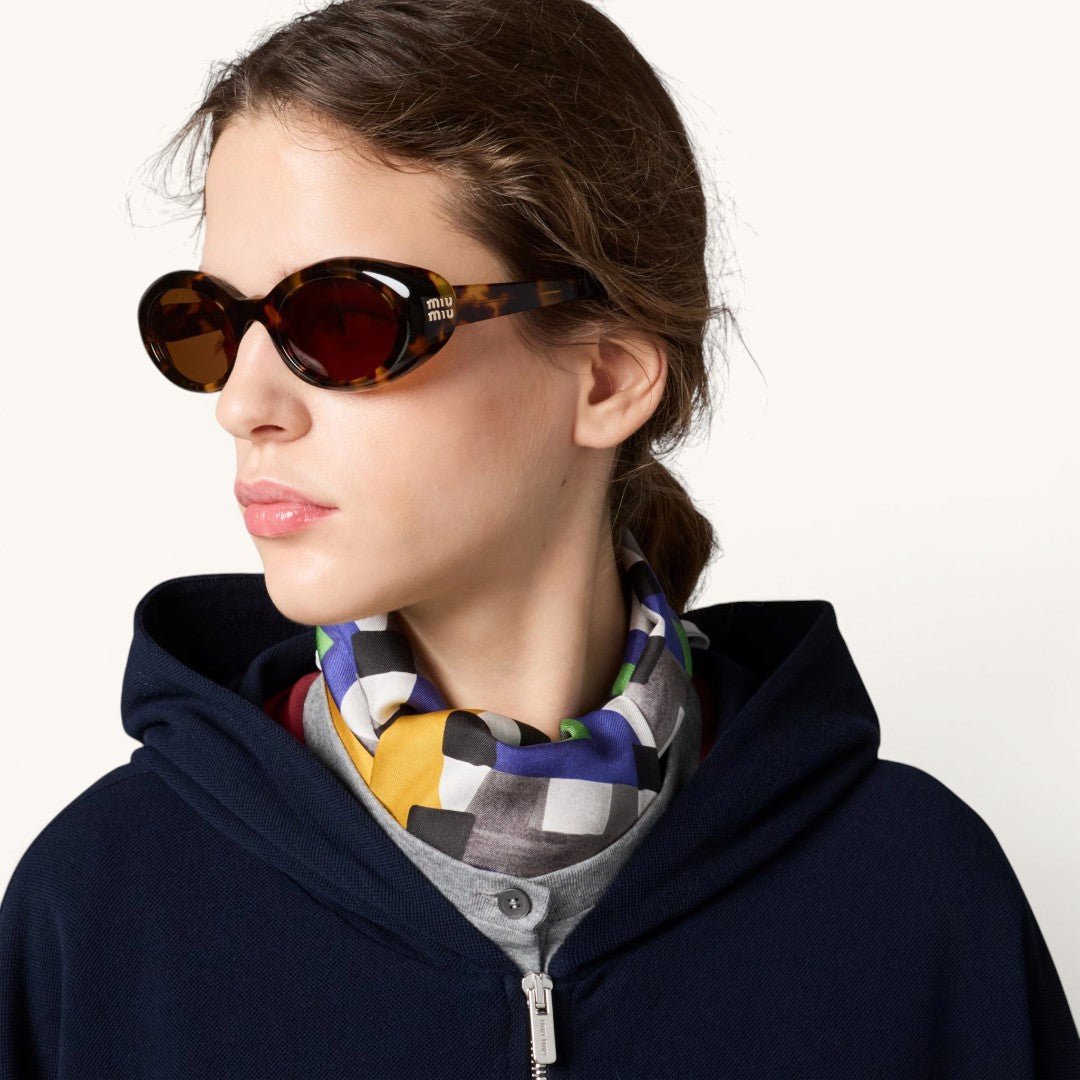 Myu Myu Bold Oval - Vichyluxury