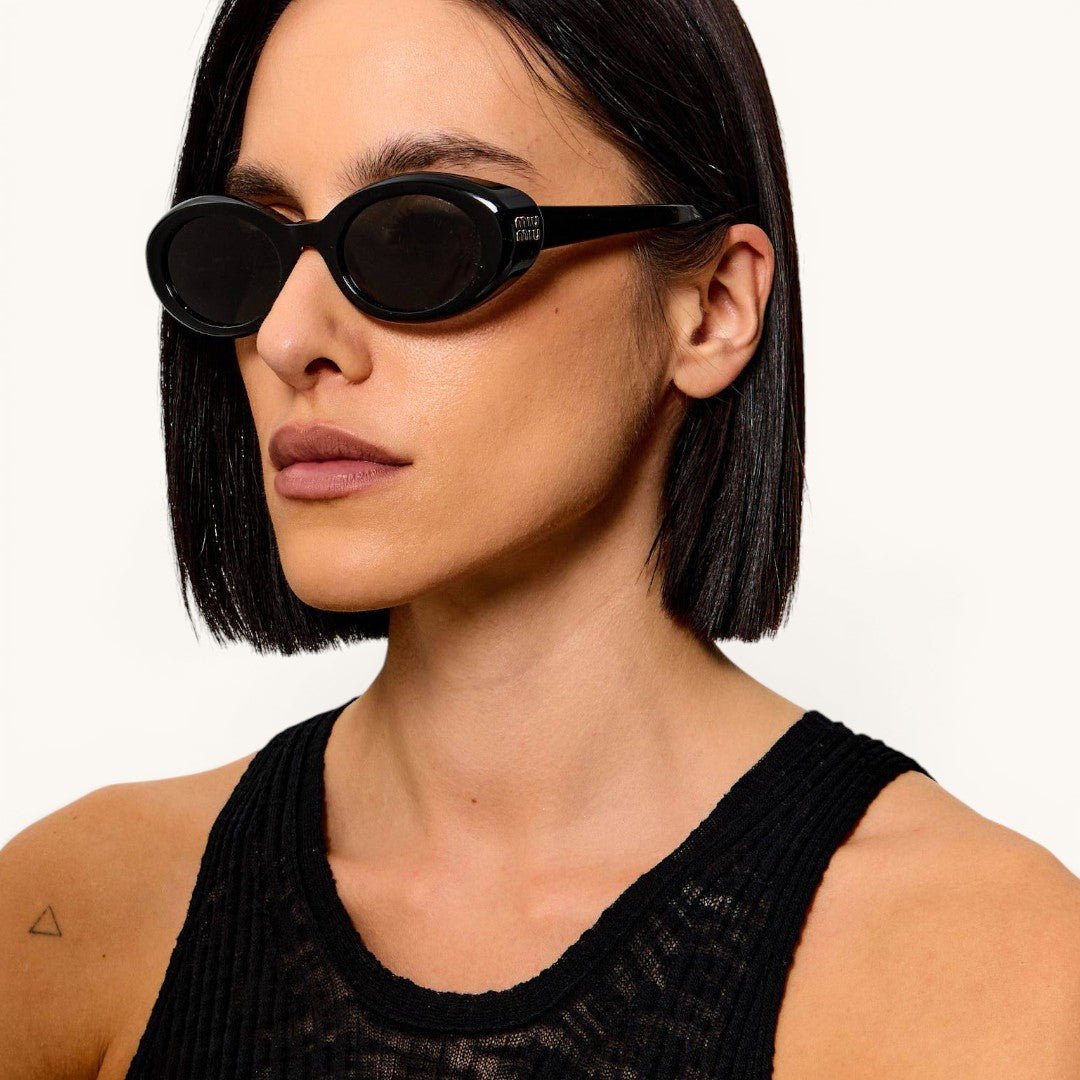 Myu Myu Bold Oval - Vichyluxury