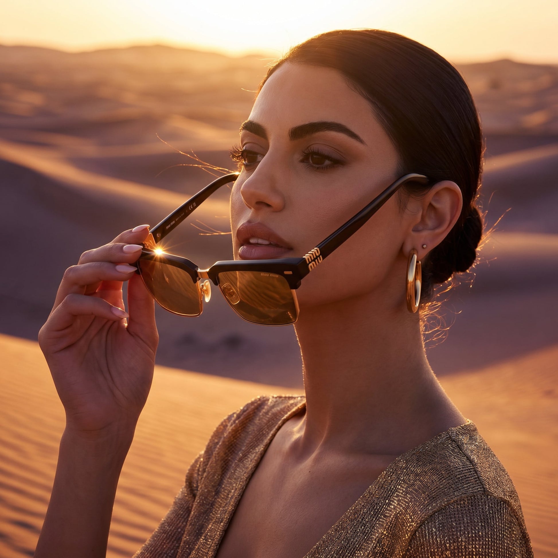 Myu Myu Clubmaster Tortoise - Vichyluxury