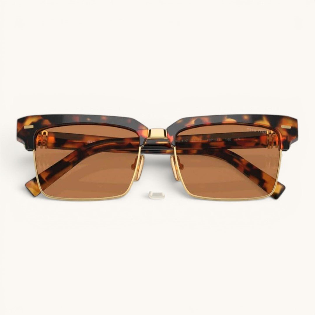 Myu Myu Clubmaster Tortoise - Vichyluxury