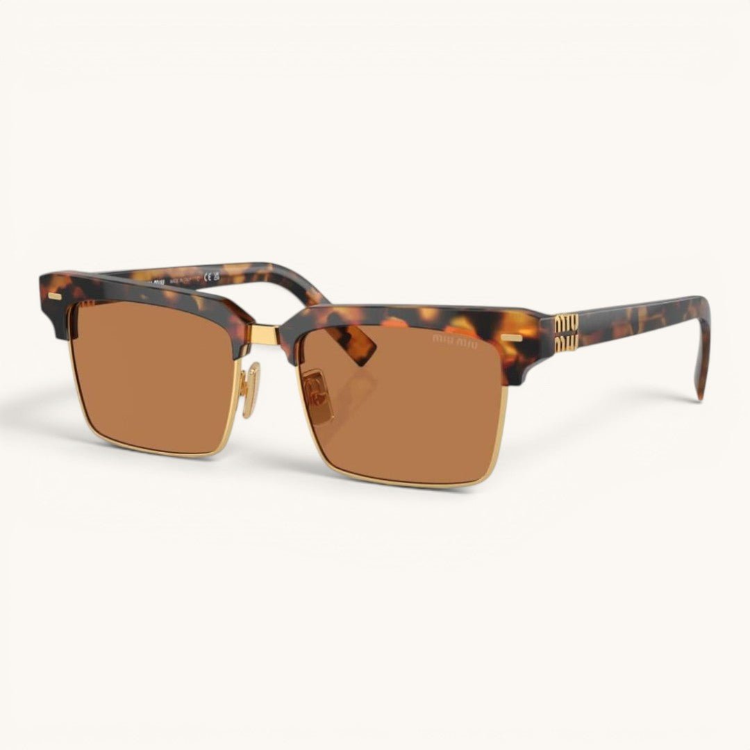 Myu Myu Clubmaster Tortoise - Vichyluxury