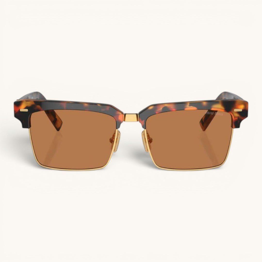 Myu Myu Clubmaster Tortoise - Vichyluxury