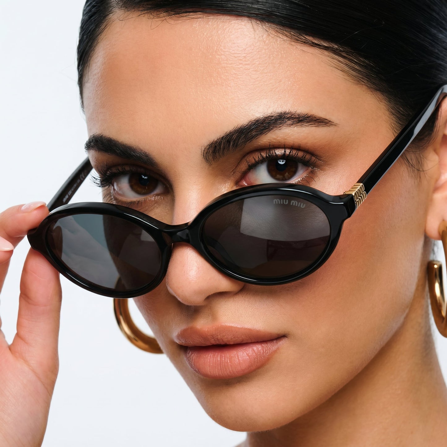 Myu Myu Glimpse Black - Vichyluxury