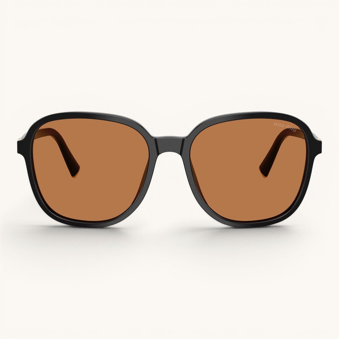 Myu Myu Retro Oversize Tortoise - Vichyluxury