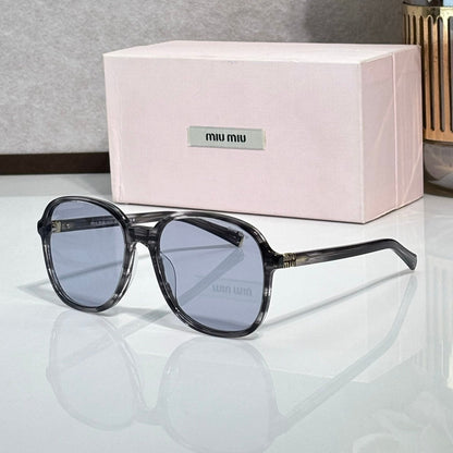Myu Myu Retro Oversize Tortoise - Vichyluxury