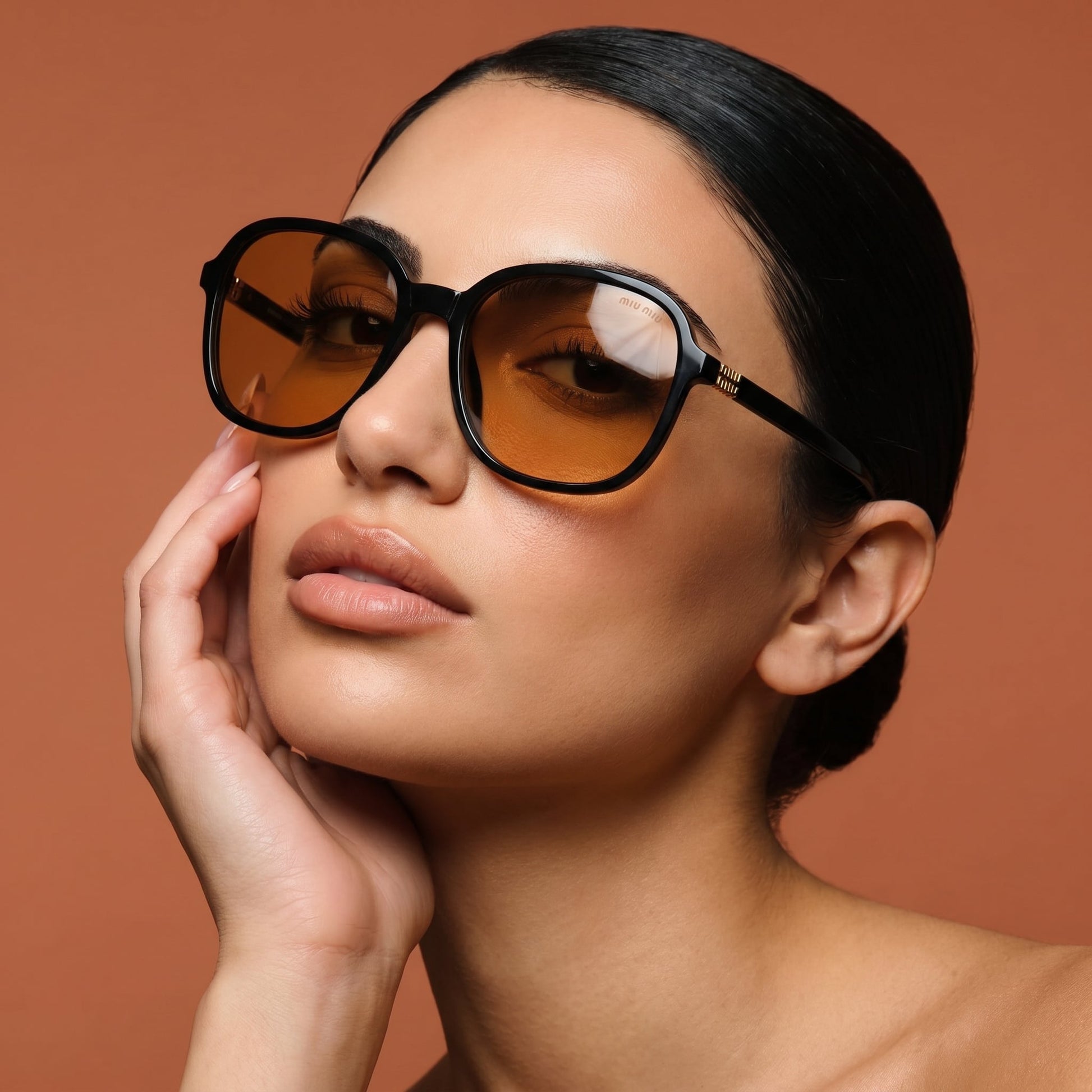Myu Myu Retro Oversize Tortoise - Vichyluxury